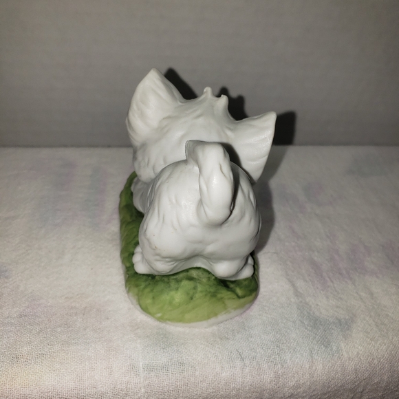 Vintage Lefton China White Kitten and Snail - Picture 4 of 5